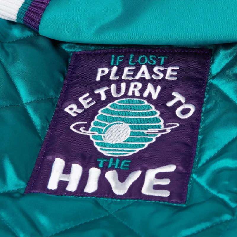 Starter Hornets Satin Jacket - Image 4