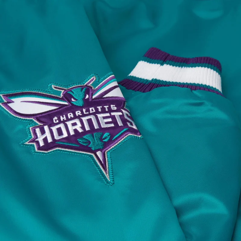 Starter Hornets Satin Jacket - Image 2