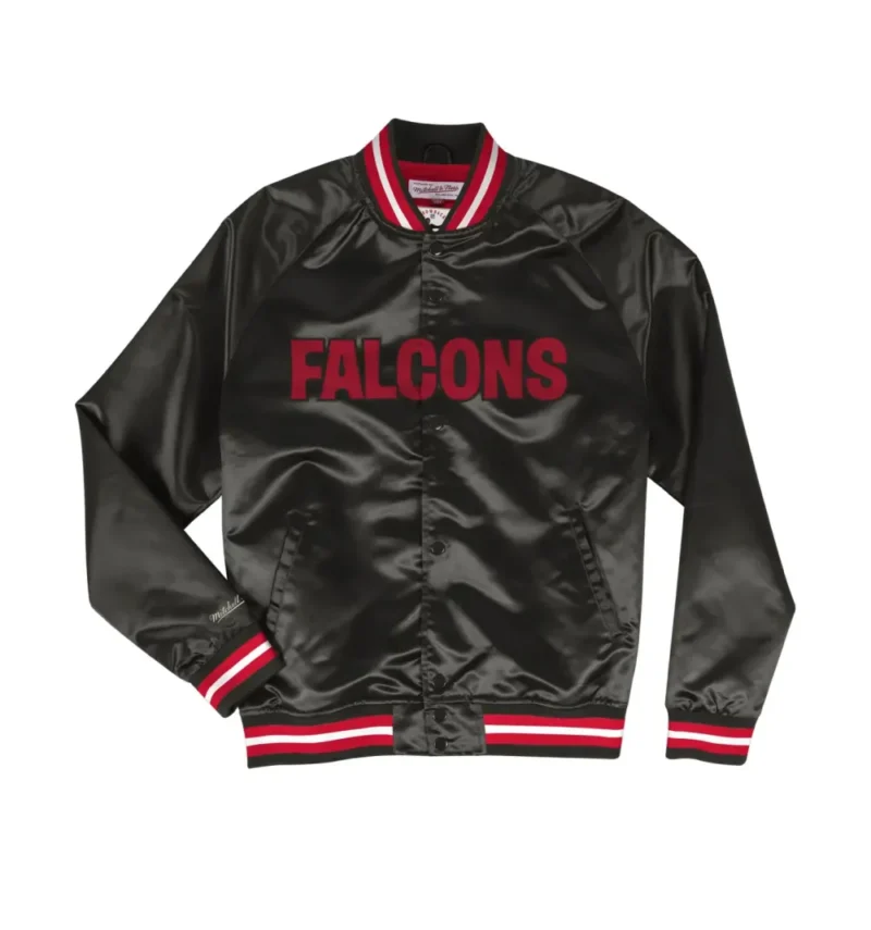 Lightweight Satin Jacket Atlanta Falcons