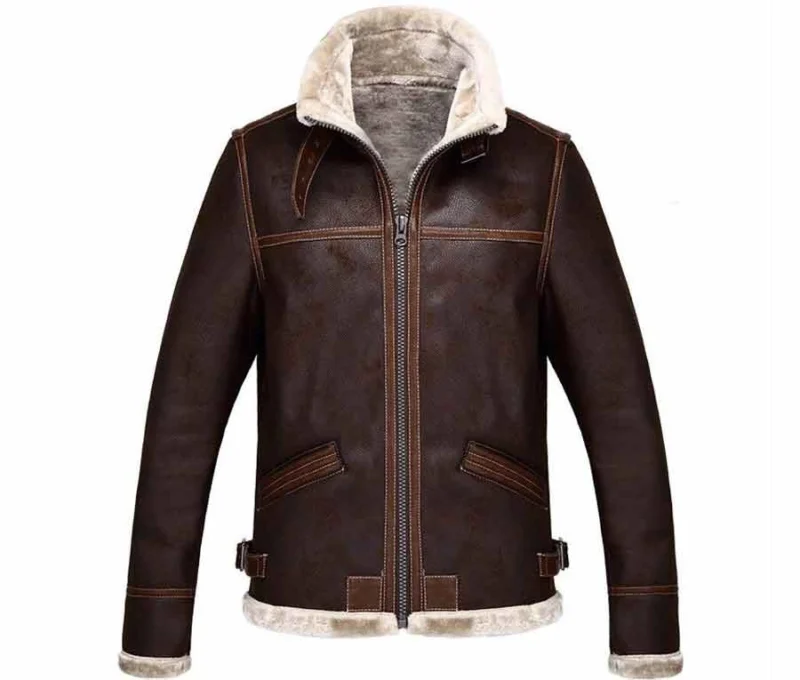 Resident Evil 4 Shearling Leather Jacket