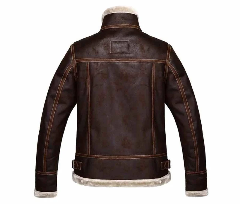 Resident Evil 4 Shearling Leather Jacket - Image 3