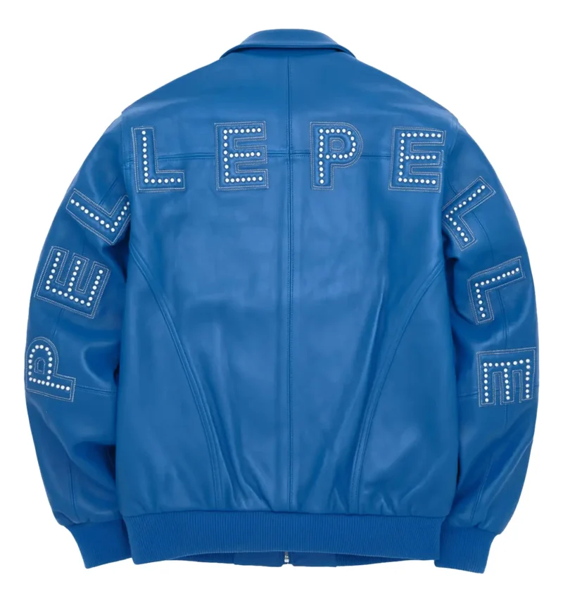 Pelle Pelle Stones Blue Leather Jacket - Image 2